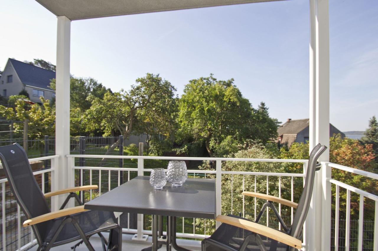 Lietzow Moderne Ferienwohnung Mit Balkon, Meerblick - Ferienresidenz Zwei Boddenfewo 1-2 מראה חיצוני תמונה